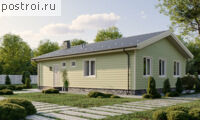 P-094-1P проект коттеджа из пеноблока размером 14 на 10