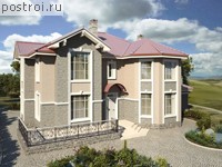 P-274-1K проект двухэтажного дома из кирпича размером 21 на 13 