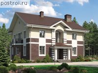 R-203-1K проект двухэтажного дома из кирпича размером 13 на 13 