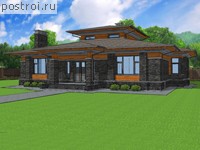 R-282-1K проект двухэтажного дома из кирпича размером 21 на 19