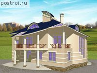 S-449-1K проект трехэтажного дома из кирпича с подвалом и мансардой и гаражом размером 19 на 15 