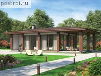 U-082-1M проект одноэтажной монолитной беседки размером 15 на 8