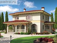 U-143-1M проект двухэтажного монолитного дома размером 12 на 13 