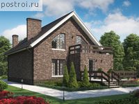 U-153-4P проект двухэтажного дома из пеноблоков размером 10 на 13 