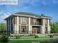 U-275-1K проект двухэтажного дома из кирпича размером 14 на 16 