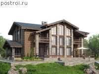 U-281-3P проект двухэтажного дома из пеноблоков размером 16 на 15