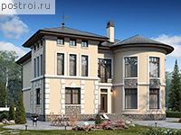 U-284-1K проект двухэтажного дома из кирпича размером 17 на 13 