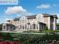 U-626-1K проект двухэтажного дома из кирпича размером 37 на 18 