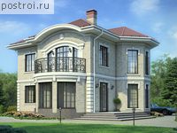 V-142-1K проект двухэтажного дома из кирпича размером 10 на 11 