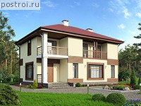 V-163-2K проект двухэтажного дома из кирпича размером 13 на 10 