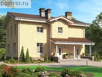 V-171-1K проект двухэтажного дома из кирпича размером 12 на 10 