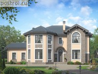 V-289-1P проект двухэтажного дома из пеноблоков размером 20 на 13 