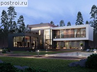 V-334-1K проект двухэтажного дома из кирпича с подвалом размером 20 на 19 